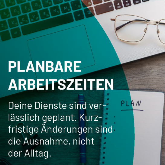 Planbare Arbeitszeit