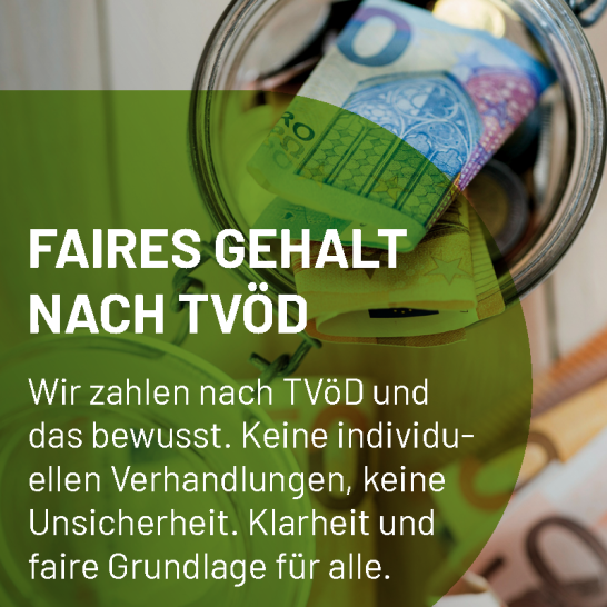 Faires Gehalt nach TVÖD